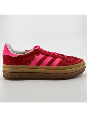 Adidas Originals Gazelle Womens Size 9.5 Pink Athletic Walking Shoes Sneakers